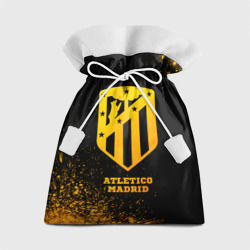 Подарочный 3D мешок Atletico Madrid - gold gradient