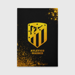 Обложка для автодокументов Atletico Madrid - gold gradient