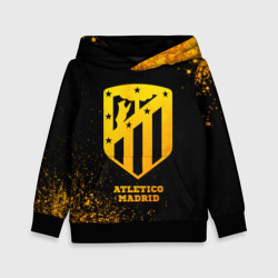 Детская толстовка 3D Atletico Madrid - gold gradient