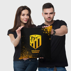 Подушка 3D Atletico Madrid - gold gradient - фото 2