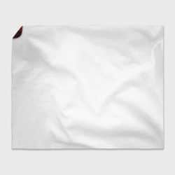Плед с принтом Мандала абстрактная красно-чёрный для любого человека, вид спереди №4. Цвет основы: 3d (велсофт)