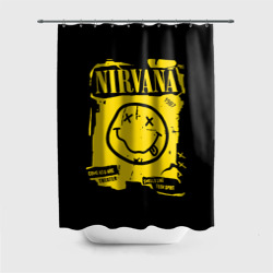 Штора 3D для ванной Nirvana - смайлик