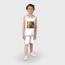 Детская пижама с шортами хлопок Известный футболист пеле - фото 2