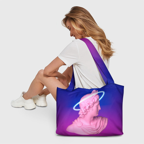 Пляжная сумка 3D Vaporwave neon - фото 6