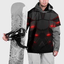 Накидка на куртку 3D Броня киборга в виде плит с подсветкой