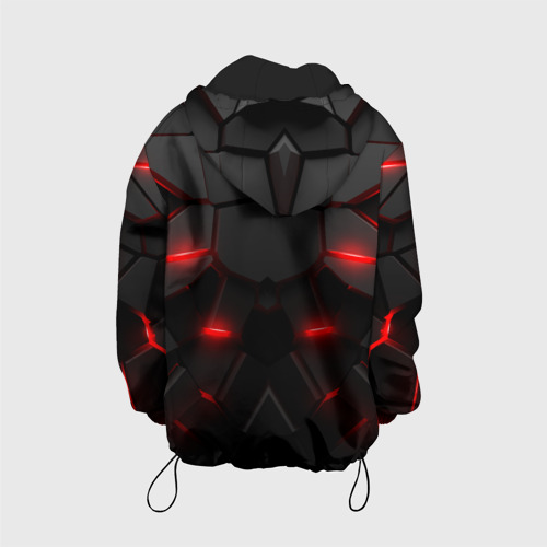 Детская куртка 3D Броня киборга в виде плит с подсветкой, цвет черный - фото 2