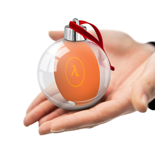 Ёлочный шар Half-Life оранжевый - фото 2