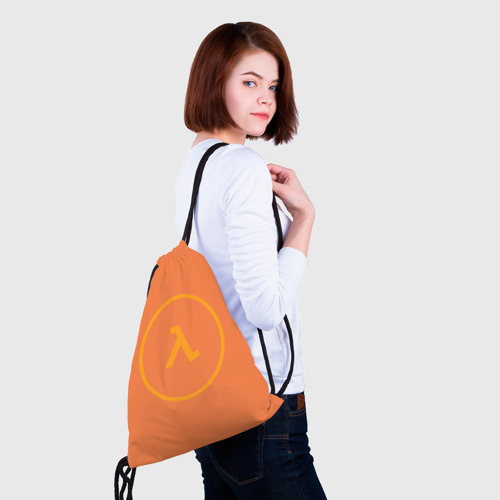 Рюкзак-мешок 3D Half-Life оранжевый - фото 5