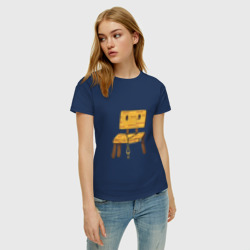 Женская футболка хлопок Трехногий стульчик - фото 2