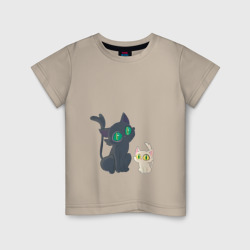 Судзумэ закрывающая двери Дайдзин кот – Детская футболка хлопок с принтом купить со скидкой в -20%