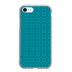 геометрический синий узор – Чехол для iPhone 7/8 матовый с принтом купить