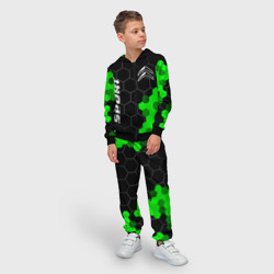 Детский костюм 3D Citroen green sport hexagon - фото 2
