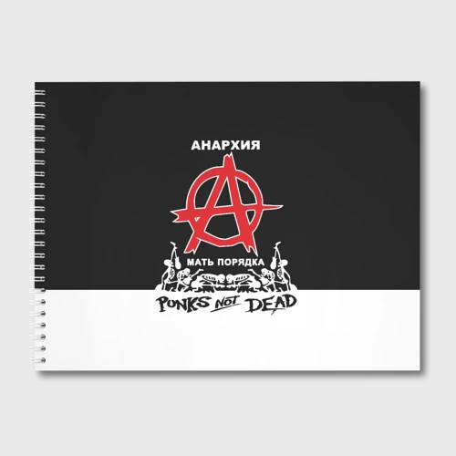 Альбом для рисования Анархия - Punk's not dead