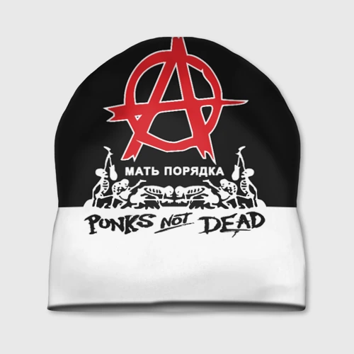 Шапка 3D Анархия - Punk's not dead