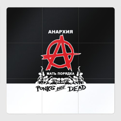 Магнитный плакат 3Х3 Анархия - Punk's not dead