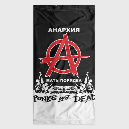 Бандана-труба 3D Анархия - Punk's not dead, цвет 3D печать - фото 7