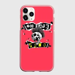 Чехол для iPhone 11 Pro матовый God save pank