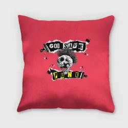 Подушка 3D God save pank