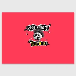 Поздравительная открытка God save pank