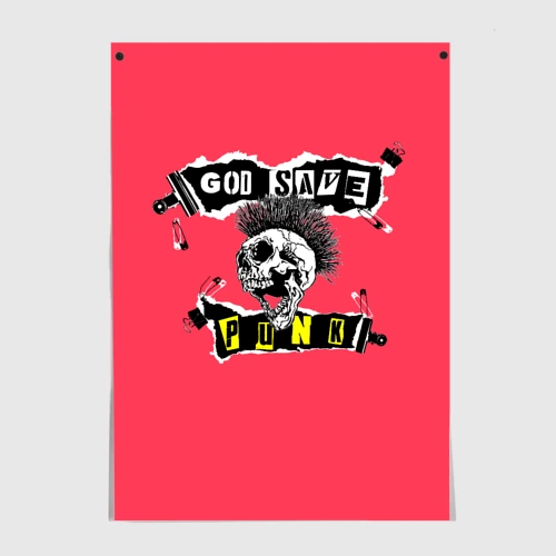 Постер God save pank