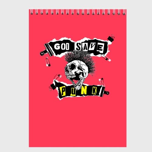 Скетчбук God save pank