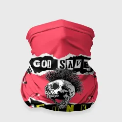 Бандана-труба 3D God save pank