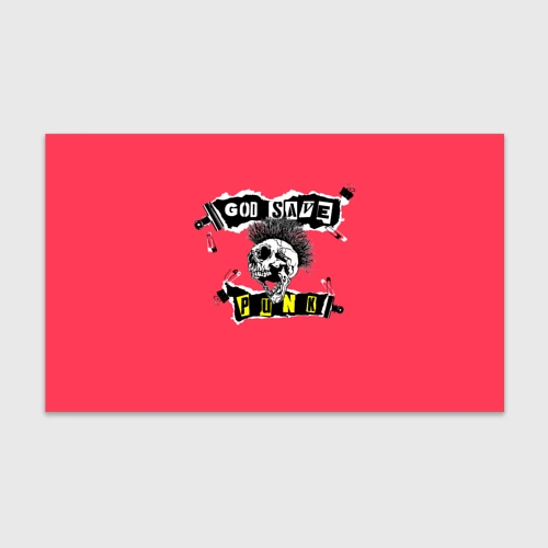 Бумага для упаковки 3D God save pank