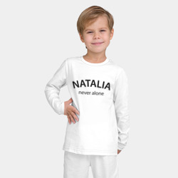 Детская пижама с лонгсливом хлопок Natalia never alone - motto - фото 2