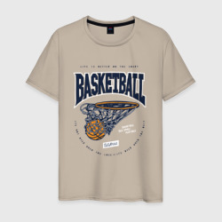 Баскетбол Калифорния – Мужская футболка хлопок с принтом купить со скидкой в -20%