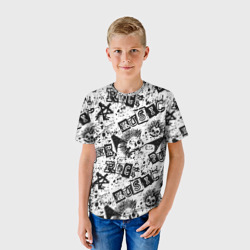 Детская футболка 3D Панк-рок музыка - фото 2
