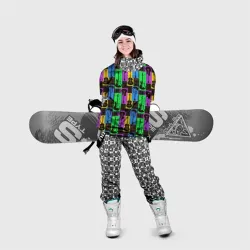 Накидка на куртку 3D Красочные гитары - фото 2
