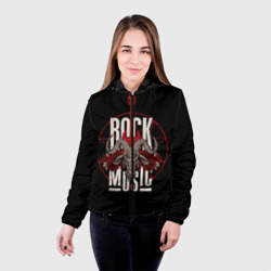 Женская куртка 3D Рок музыка - тяжёлый рок - фото 2