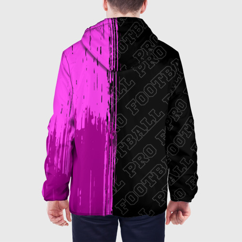 Мужская куртка 3D Juventus pro football по-вертикали, цвет 3D печать - фото 5
