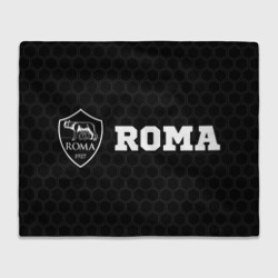 Плед 3D Roma sport на темном фоне по-горизонтали
