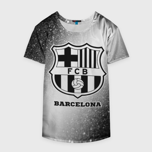 Накидка на куртку 3D Barcelona sport на светлом фоне, цвет 3D печать - фото 4