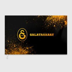 Флаг 3D Galatasaray - gold gradient по-горизонтали