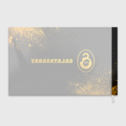 Флаг 3D Galatasaray - gold gradient по-горизонтали - фото 2
