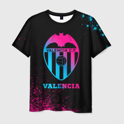 Мужская футболка 3D Valencia - neon gradient