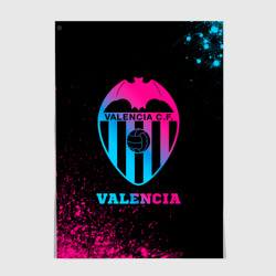 Постер Valencia - neon gradient