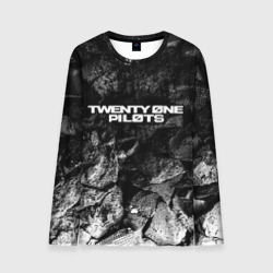 Мужской лонгслив 3D Twenty One Pilots black graphite