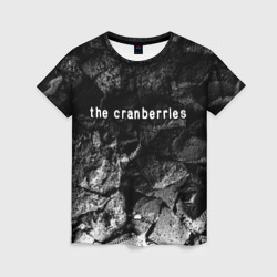 Женская футболка 3D The Cranberries black graphite