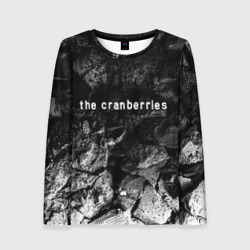 Женский лонгслив 3D The Cranberries black graphite