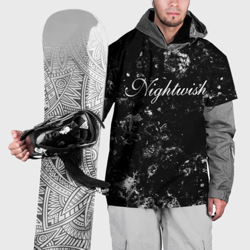 Накидка на куртку 3D Nightwish black ice, цвет 3D печать