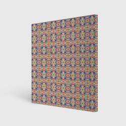Холст квадратный Марокканская мозаика цветочный узор