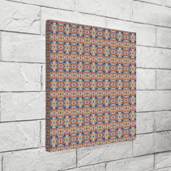 Холст квадратный Марокканская мозаика цветочный узор - фото 2