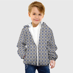 Детская куртка 3D Сине-белая марокканская мозаика - фото 2