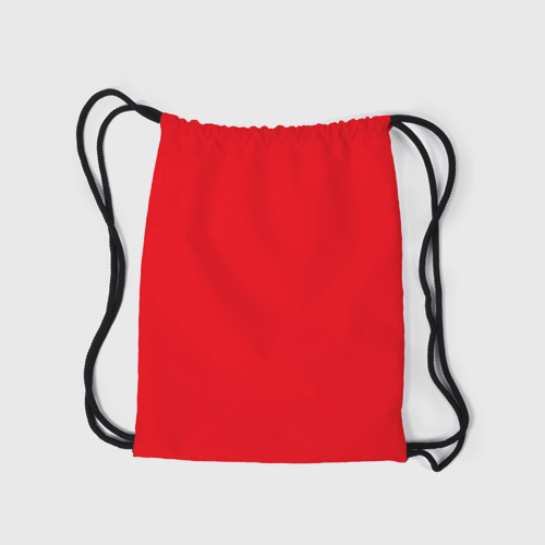 Рюкзак-мешок 3D Рисунок волка на красном - фото 7
