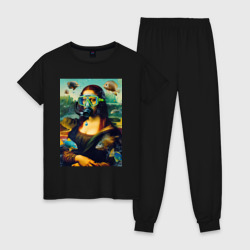 Женская пижама хлопок Мона Лиза под водой - нейросеть