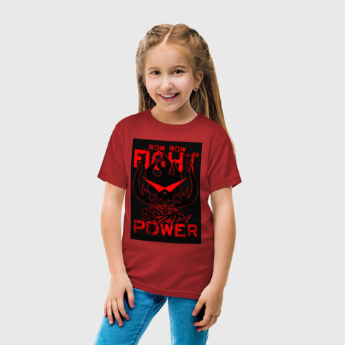 Детская футболка хлопок Камина Гуррен Дан, цвет красный - фото 5