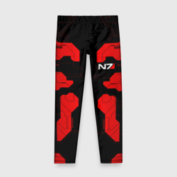 Детские леггинсы 3D Mass Effect - Red armor